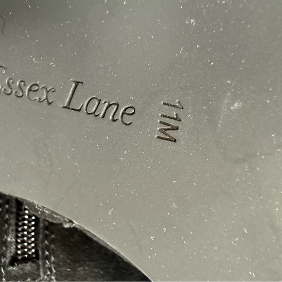 Essex Lane Black Ankle Booties with Suede Finish - Picture 14 of 16